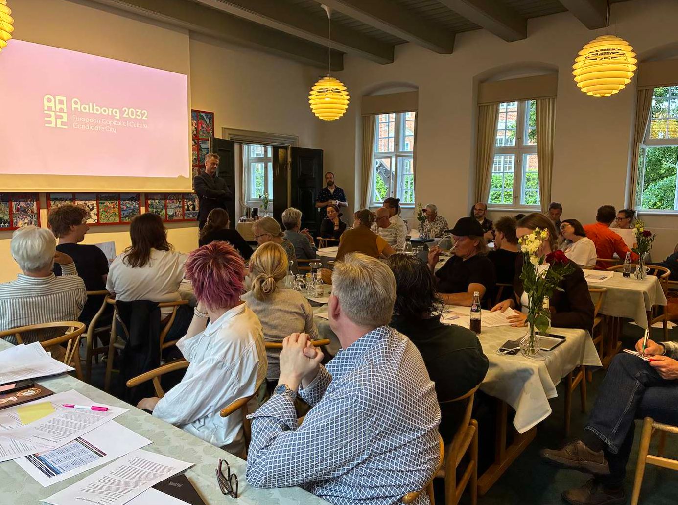 Paneldeltagere vurderer projektforslag