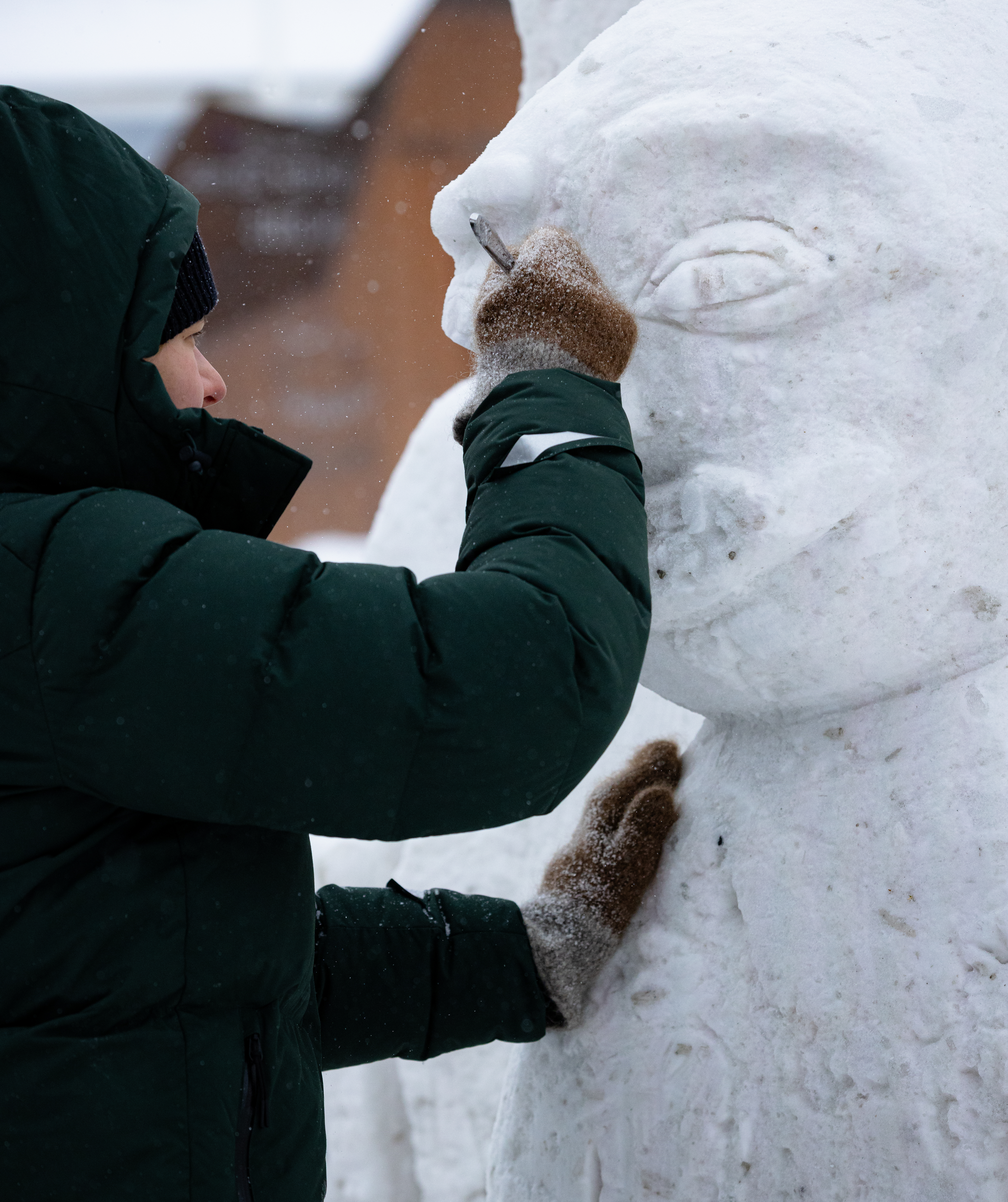 Grønlandsk sneskulptur