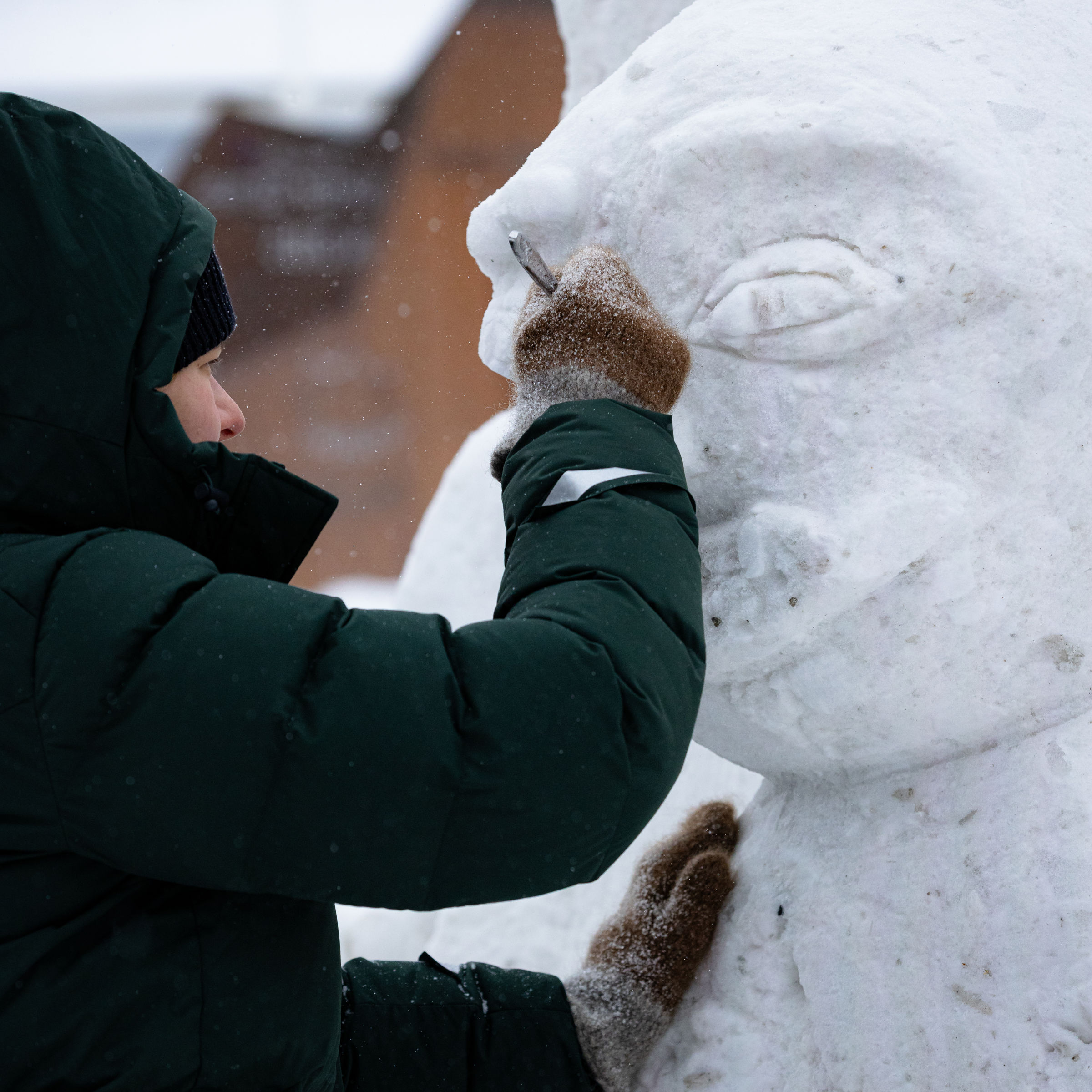 Grønlandsk sneskulptur
