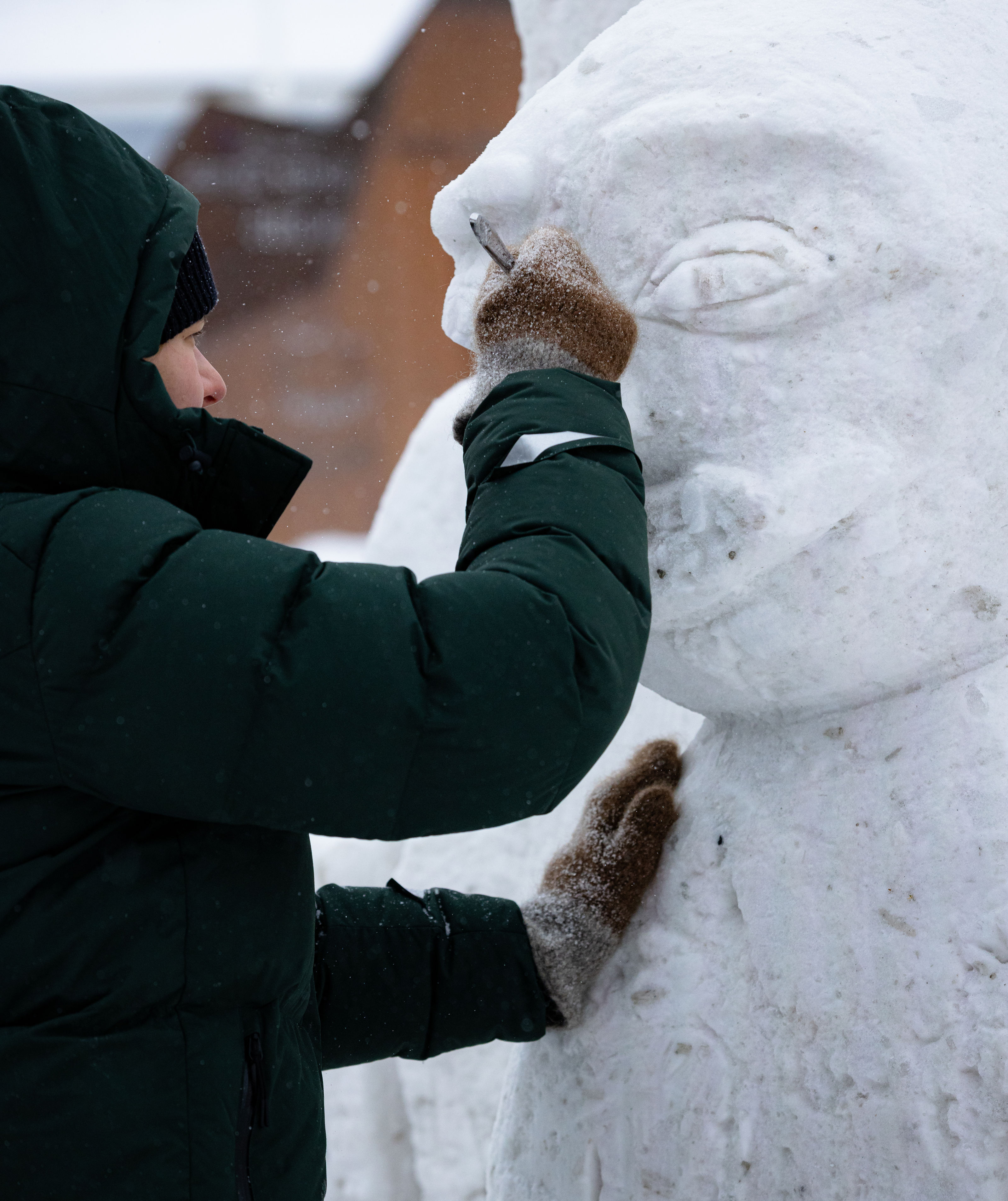 Grønlandsk sneskulptur